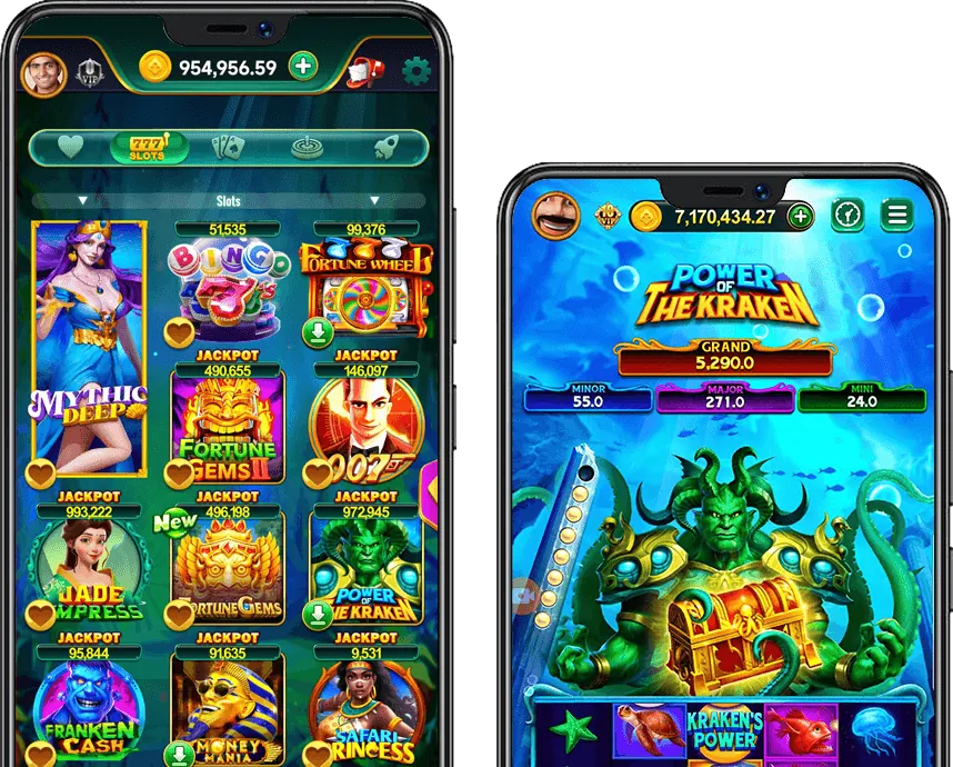 Biểu tượng các loại game đa dạng như slot, bắn cá, thể thao